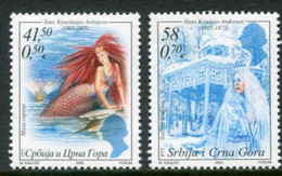 YUGOSLAVIA (Serbia & Montenegro) 2005 Andersen Bicentenary  MNH / **  Michel 3267-68 - Unused Stamps