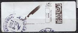France - Frankreich Timbre Personnalisé Y&T N°MTEL SV20-001 - Michel N°BS(?) (o) - Stylo Plume Stylisé - Druckbare Briefmarken (Montimbrenligne)