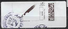 France - Frankreich Timbre Personnalisé Y&T N°MTEL SV20-001 - Michel N°BS(?) (o) - Stylo Plume Stylisé - Timbres à Imprimer (Montimbrenligne)