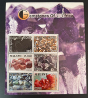 Malawi 2018 / 2019 Mi. 1034 - 1039 Gemstones Pierres Précieuses Mineralien - Malawi (1964-...)