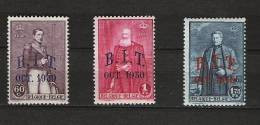 Zegels 305 - 307 * Scharnier - Unused Stamps