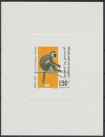 Djibouti Dschibuti 1993 Mi. 582 Epreuve De Luxe Proof Singe Vert Monkey Affe Faune Fauna RARE ! - Dschibuti (1977-...)