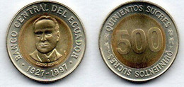 Equateur -  500 Sucres 1997 SPL - Ecuador