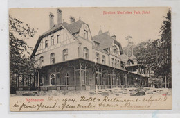 5450 NEUWIED - SEGENDORF, Nodhausen, Fürstlich Wied'ches Park-Hotel, 1904 - Neuwied