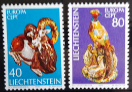 EUROPA 1976 - LIECHTENSTEIN                  N° 585/586                       NEUF* - 1976