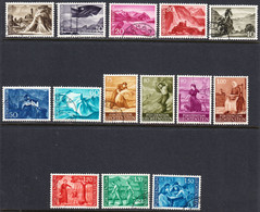 Liechtenstein 1959 Cancelled, Sc# 336-349, SG - Used Stamps