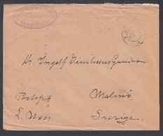 1916. NORGE. Very Interesting Official Cover Without Stamp From VAAGE 11. III. 16 To Malmö. Noted On Front... - JF368228 - ...-1855 Voorfilatelie