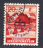 Liechtenstein 1937-41 Official, Cancelled, Sc# , SG ,Zu - Dienstmarken