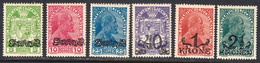 Liechtenstein 1920 Overprints, Mint Mounted, Sc# 11-16, SG ,Zu - Ungebraucht