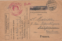 LETTERA 1916 FELDPOSTBRIEF TIMBRO LIMBURG  (RY2045 - Brieven En Documenten