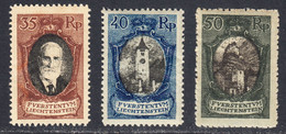 Liechtenstein 1921, Mint No Hinge, Sc# , SG ,Zu 56-58 - Ungebraucht