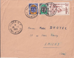 1953 - ALGERIE - ENVELOPPE De ALGER PHILATELIE ! =>: AMIENS - Storia Postale