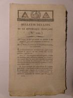 BULLETIN DES LOIS De 1795 - PENSIONS MILITAIRES INFIRMES - TRIBUNAL DE FAMILLE - EMIGRES INSCRIPTIONS RADIATIONS - Decrees & Laws