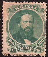 Brasil - Fx. 330 - Yv. 27 A - 100 R. Verde - Dom Pedro - 1866 - * - Nuovi