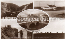 WICK MULTIVIEW OLD R/P POSTCARD SCOTLAND - Caithness