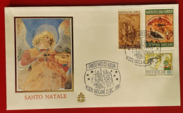 VATICANO VATIKAN VATICAN 1991 SANTO NATALE CHRISTMAS NATIVIDAD WEIHNACHTEN NOEL - Cartas & Documentos