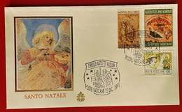 VATICANO VATIKAN VATICAN 1991 SANTO NATALE CHRISTMAS NATIVIDAD WEIHNACHTEN NOEL - Lettres & Documents