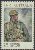 AUSTRALIA - USED 2020 $1.10 Anzac Day - Paintings "A Man 1921" AWM - Oblitérés