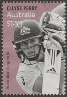 AUSTRALIA - USED 2021 $1.10 Legends Of Cricket - Ellyse Perry - Women's Cricket - Usados