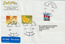 Canada. Fleurs. Flowers - Lettres & Documents