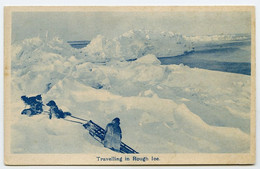 ARCTIC : TRAVELLING IN ROUGH ICE / ESKIMO SLED / ARCHDEACON OF THE ARCTIC - FLEMING / DWELLERS IN ARCTIC NIGHT - Other & Unclassified