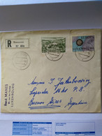 Luxembourg.reg.letter.bonnevoie.to Argentina.europa+other Stamp 1967.reg. Letter E7 1 Letter - Storia Postale