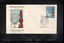 Argentina 1966 Space / Raumfahrt Space Exploration FDC - Amérique Du Sud