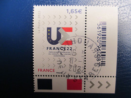 2022 Présidence Française Union Européenne Oblitéré Cachet Rond 11/01/2022 - Used Stamps