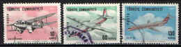 TURCHIA - 1967 - AEREI DIVERSI - USATI - Airmail