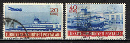 TURCHIA - 1954 - AEROPORTO DI YESILKOY - USATI - Luchtpost