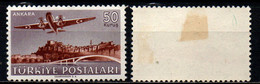 TURCHIA - 1949 - Plane Over Ankara - MH - Airmail