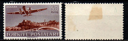 TURCHIA - 1949 - Plane Over Ankara - MH - Poste Aérienne