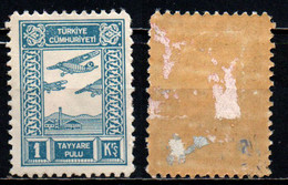 TURCHIA - 1938 - AEREI IN VOLO - MH - Luftpost