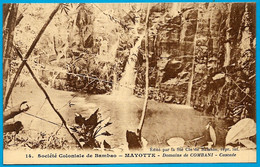 CPA 976 MAYOTTE - Domaine De COMBANI - Cascade ° Société Coloniale De Bambao - Mayotte