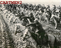 PHOTOGRAPHIE ANCIENNE : OFFENSIVE CONTRE SHANGHAI CAVALERIE ARMEE POPULAIRE CHINOISE CAVALIER GUERRE WAR CHINA CHINE - China