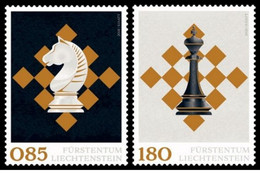 Liechtenstein 2021 - 50 Years Of The Liechtenstein Chess Federation Stamp Set Mnh - Ungebraucht