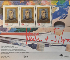 1996 - Portugal - MNH - Europa - Famous Women - Portugal - Souvenir Sheet Of 3 Stamps - Nuevos