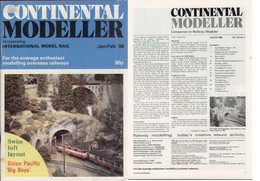 Magazine Continental Modeller Jan/Feb 1986 - Englisch