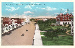 West Side Of Square, Looking North - Enid, Oklahoma - Enid