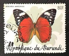 Timbre Oblitéré Burundi 1989 Mardania - Usados