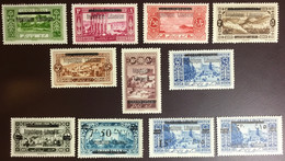 Lebanon 1927 Fine Selection Of Republic Overprints & Surcharges MH - Libanon