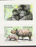 2001  Deutschland Germany  Mi.2204-5 **MNH  Bedrohte Tierarten - Nuevos