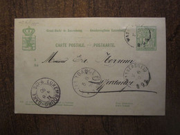 1890 LUXEMBOURG STATIONERY - Other & Unclassified
