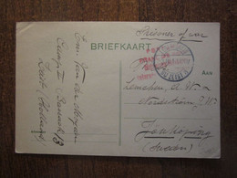 1917 PRISONER OF WAR NETHERLANDS LEGERPLAATS BIJ ZEIST CARD - Storia Postale