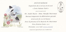 Souvenir Buzin Invitation Exposition 2016 - 1985-.. Vögel (Buzin)