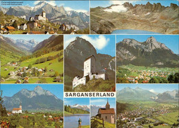 Sarganserland - Sargns Mit Falkins - Wildsee Pizol-Wangs Mit Gonzen - Sargans