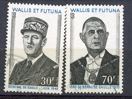 W-F - Yv.  N°  180,181   (o)  30,70f  De Gaulle Cote  18   Euro  BE  2 Scans - Gebraucht