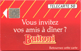 Télécarte Réf Pho 0296A (1992) - Thème Aliments Publicités - Buitoni (Recto-Verso) - Lebensmittel