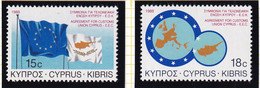 Cyprus: 1988   Cypriot - E.E.C. Customs Union   MNH - Ongebruikt
