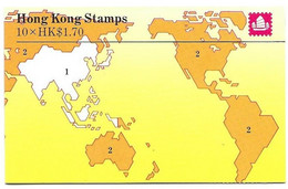 Hong Kong Complete Booklet Queen Elisabeth, Blue Stamp 1987, Mnh **  (Michel 516) - Carnets